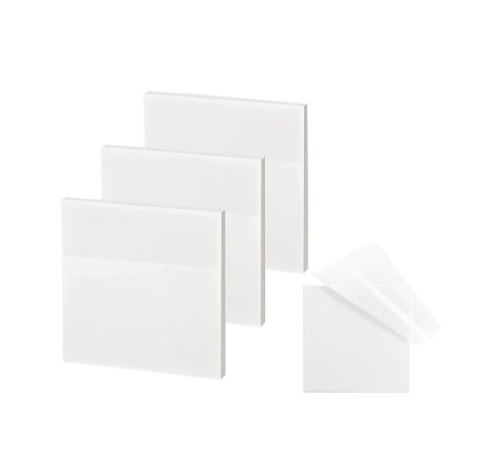 ورق ملاحظات شفافة Transparent Sticky Notes - 3x3 inch