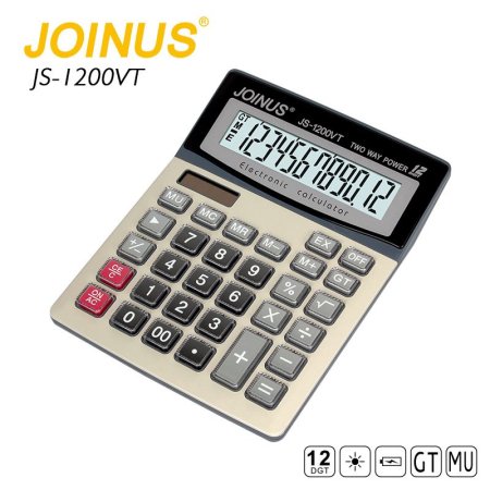 آلة حاسبة مكتبية  JOINUS big size desktop calculator JS-1200VT