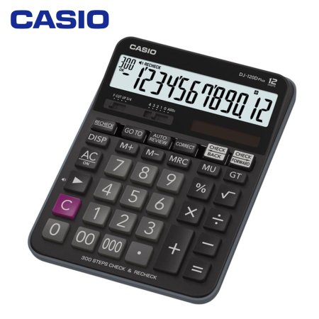 آلة حاسبة مكتبية كاسيو CASIO Calculator Desktop Type DJ-120D Plus