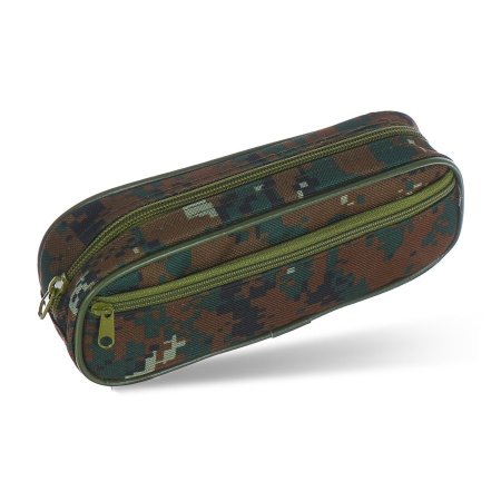 مقلمة جيشي 2 سحاب Military pencil case with two zippers