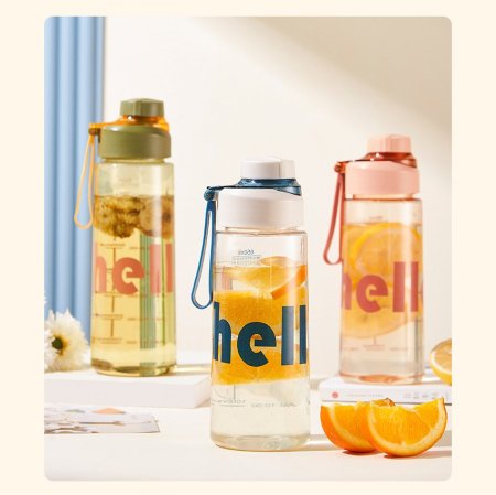 مطرة ماء سعة 800 مل Water Bottle hello