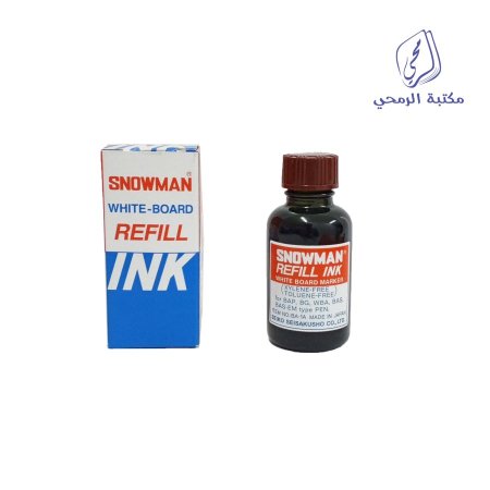 عبوة حبر تعبئة قلم وايت بورد سنومان snowman white board refill