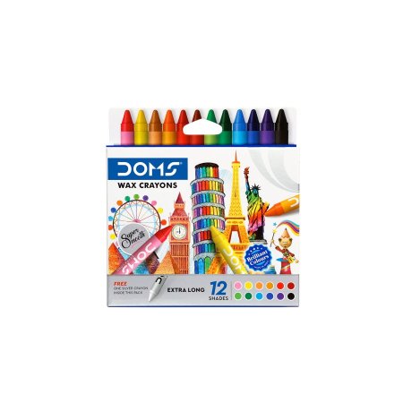 ألوان شمع دومز 13 لون DOMS Wax Crayons 7124