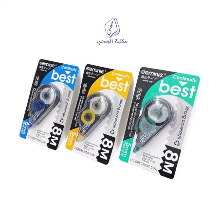 مصحح شريط / طامس dominic correction tape DP-906 <br> <span class='text-color-warm'>نفدت الكمية</span>