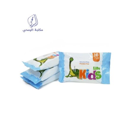 مناديل معطر صغير 15 منديل Life Kids Wipes