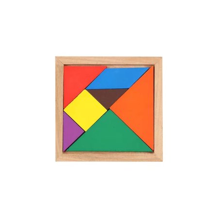 لعبة بازل خشبي أشكال هندسية Tangram Puzzle